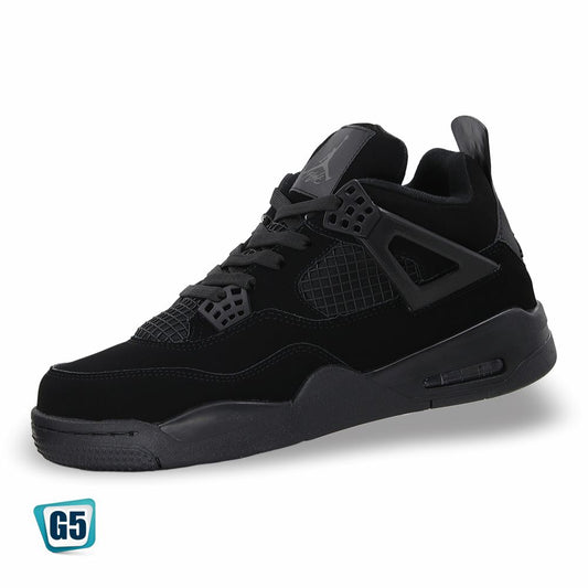 CALZADO URBANO REPLICA AIR JDAN COLOR BLACK CAT