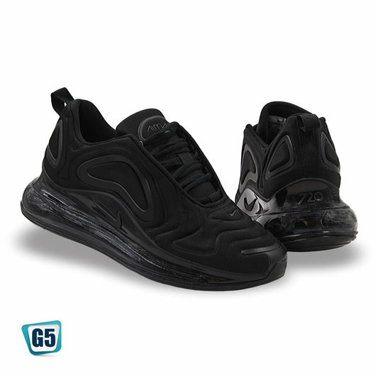 TENIS DEPORTIVO NIK REPLICA AIR BLACK MOD. 720 COLOR NEGRO TOTAL