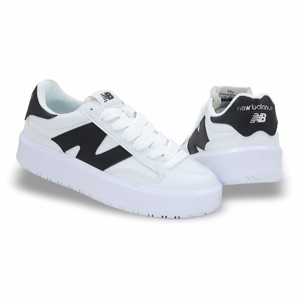 CALZADO URBANO REPLICA NEW BALANCE  MOD CT302G COLOR BLANCO NEGRO
