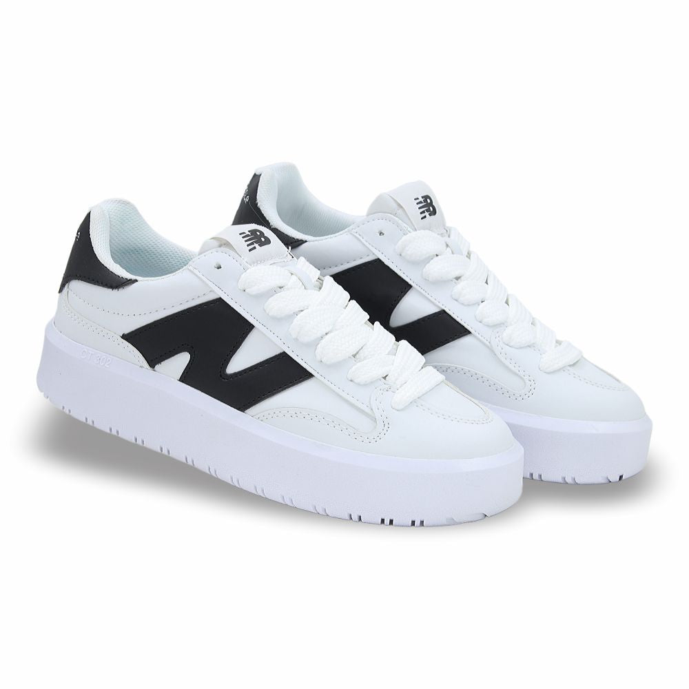 CALZADO URBANO REPLICA NEW BALANCE  MOD CT302G COLOR BLANCO NEGRO