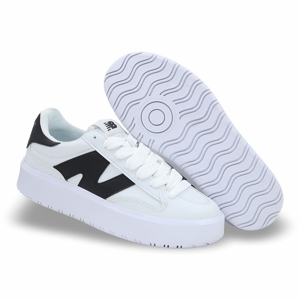 CALZADO URBANO REPLICA NEW BALANCE  MOD CT302G COLOR BLANCO NEGRO