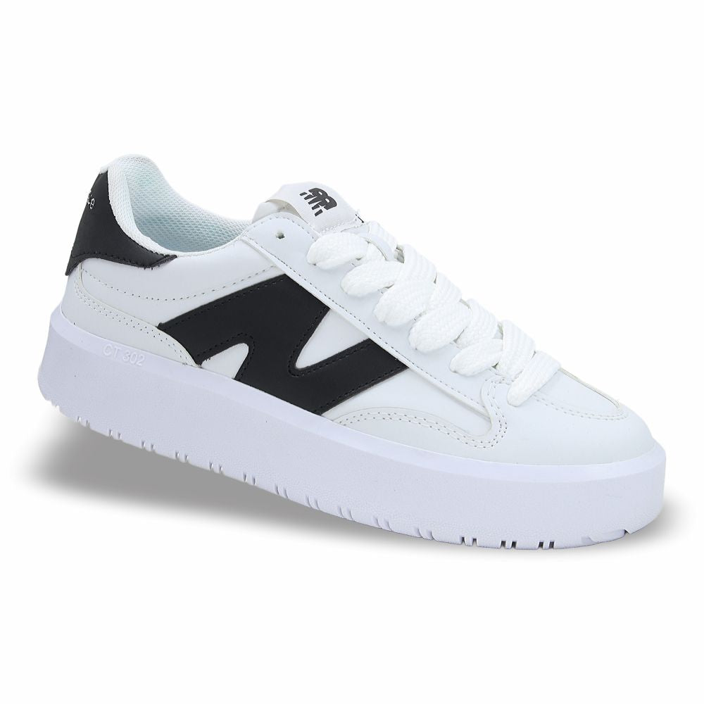 CALZADO URBANO REPLICA NEW BALANCE  MOD CT302G COLOR BLANCO NEGRO