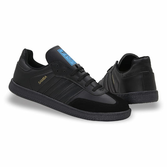 CALZADO URBANO MOD. SAMBAC L21 REPLICA ADID SAMBA COLOR NEGRO NEGRO
