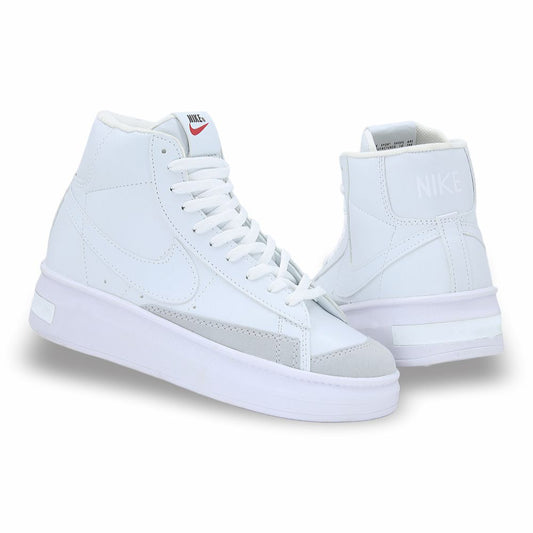 CALZADO URBANO REPLICA NIK BLAZER MID L20-1 COLOR BLANCO BLANCO
