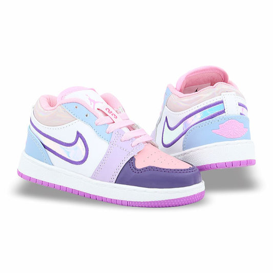 CALZADO URBANO REPLICA AIR JDAN COLOR ROSA / MORADO / LILA