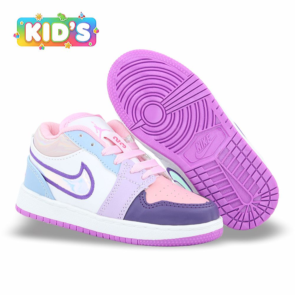 CALZADO URBANO REPLICA AIR JDAN JOR-BR COLOR ROSA MORADO LILA