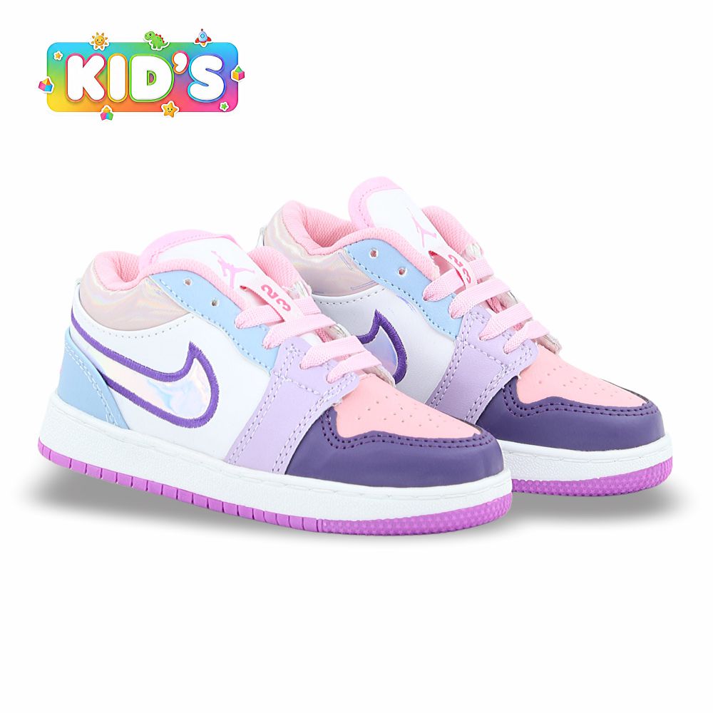 CALZADO URBANO REPLICA AIR JDAN JOR-BR COLOR ROSA MORADO LILA