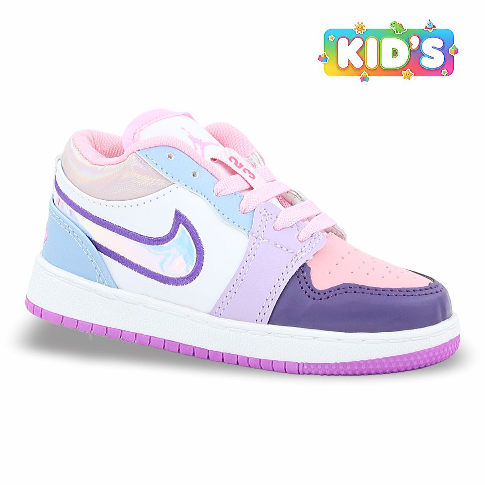 CALZADO URBANO REPLICA AIR JDAN JOR-BR COLOR ROSA MORADO LILA