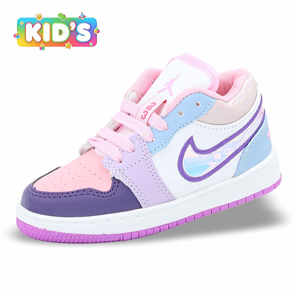 CALZADO URBANO REPLICA AIR JDAN JOR-BR COLOR ROSA MORADO LILA