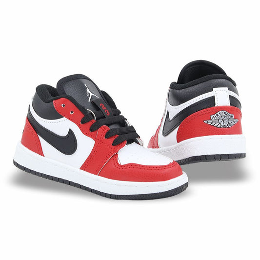 CALZADO URBANO REPLICA AIR JDAN COLOR NEGRO / BLANCO / ROJO