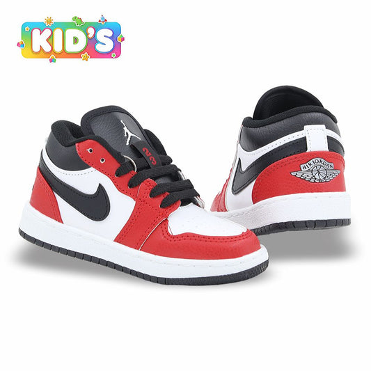 CALZADO URBANO REPLICA AIR JDAN JOR-BR COLOR NEGRO BLANCO ROJO