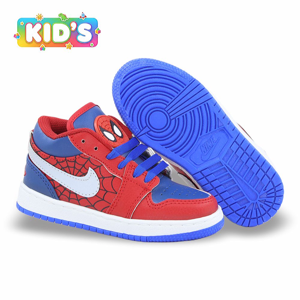 CALZADO URBANO REPLICA AIR JDAN JOR-BR COLOR SPIDER ROJO
