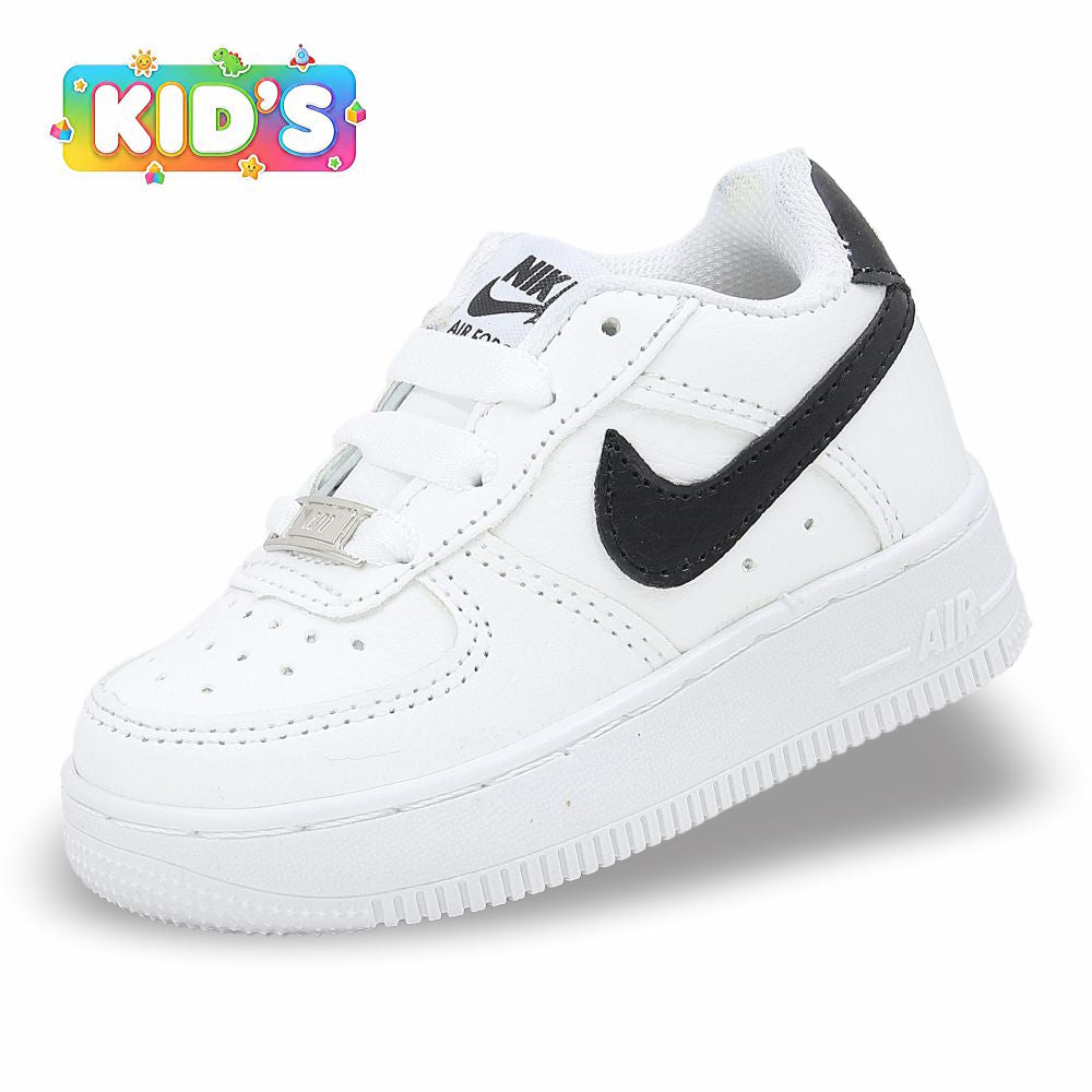 CALZADO URBANO REPLICA NIK AIR FORCE 1 L20 COLOR BLANCO NEGRO