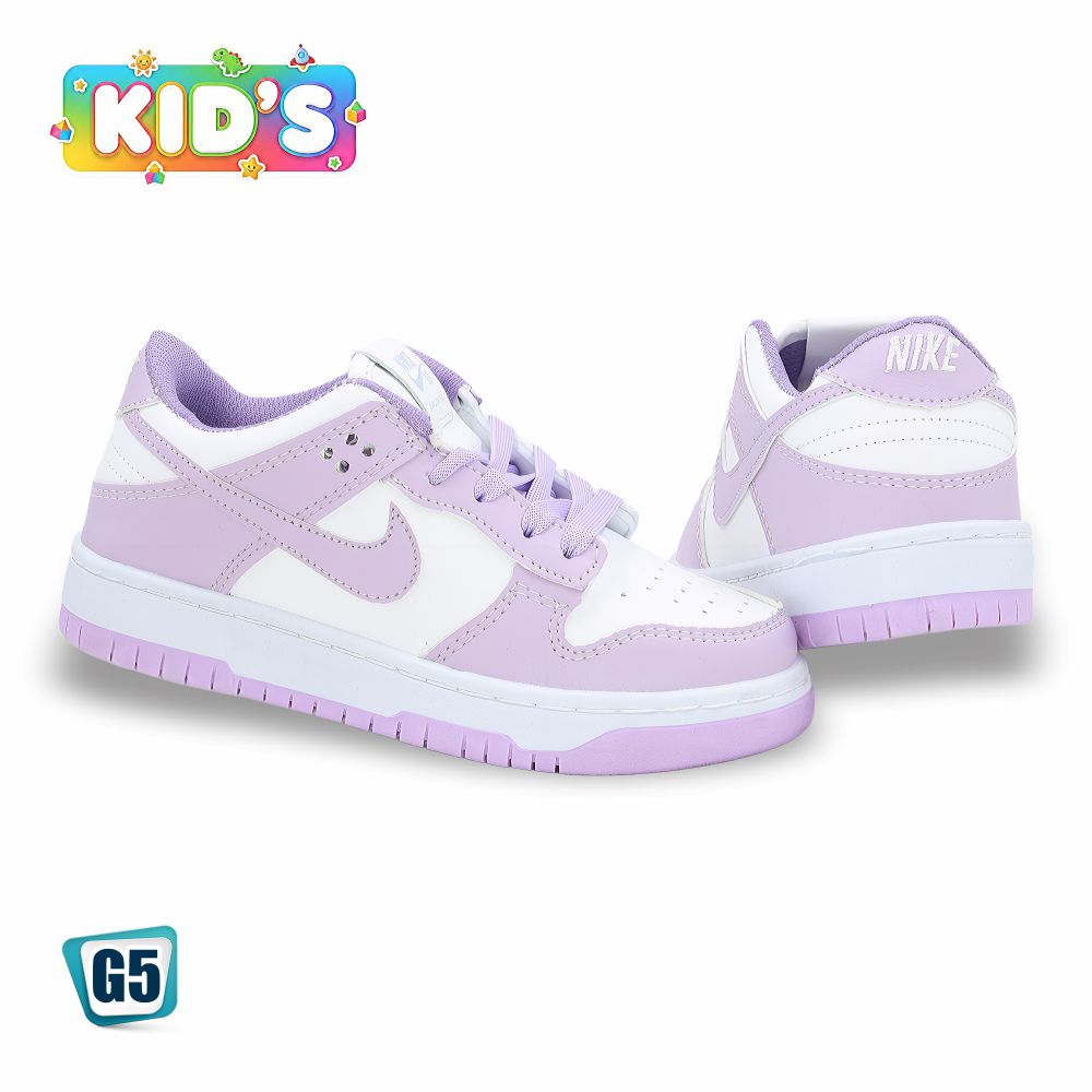 CALZADO URBANO KID´S REP NIK AIR FORC 6000G COLOR BLANCO LILA