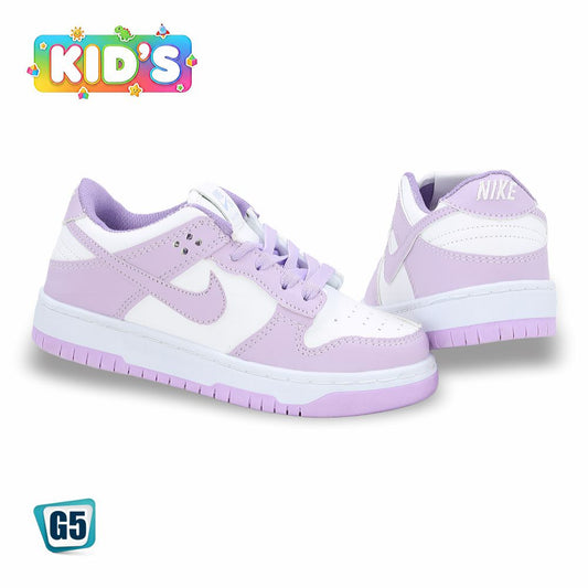 CALZADO URBANO KID´S REP NIK AIR FORC 6000G COLOR BLANCO LILA