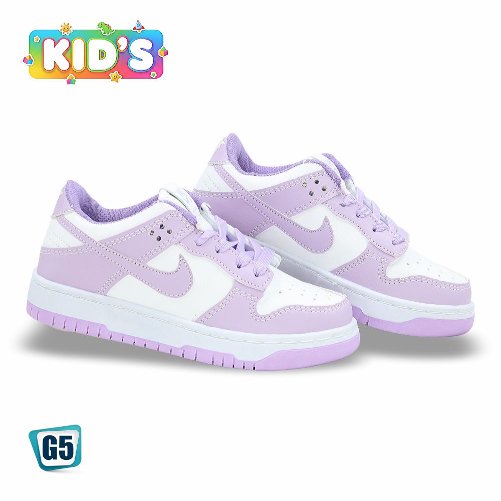 CALZADO URBANO KID´S REP NIK AIR FORC 6000G COLOR BLANCO LILA