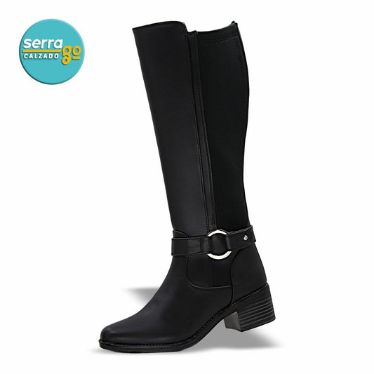 BOTA  DAMA ESTILO 8092 COLOR NEGRO
