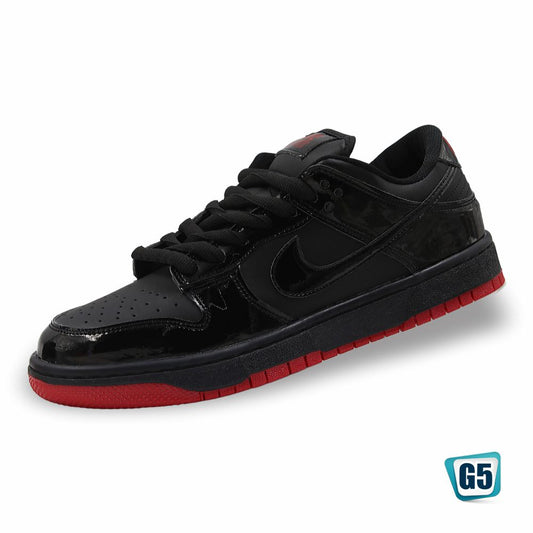 CALZADO URBANO REPLICA NIK DUNK G1 COLOR NEGRO ROJO