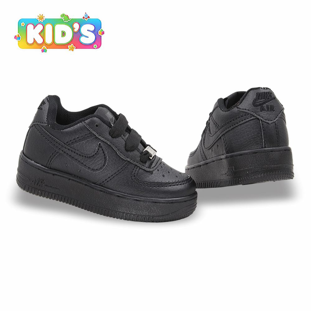 CALZADO URBANO KID´S REP NIK AIR FORC AF1C COLOR NEGRO TOTAL