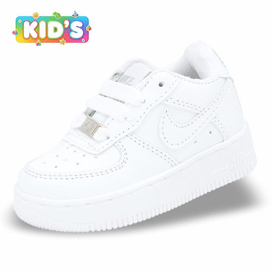 CALZADO URBANO KID´S REP NIK AIR FORC AF1C COLOR BLANCO TOTAL