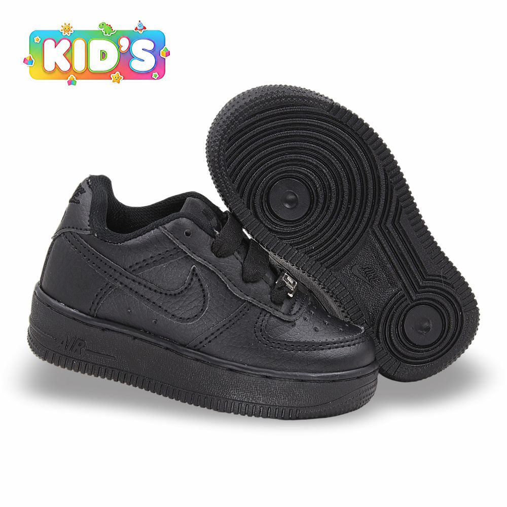 CALZADO URBANO KID´S REP NIK AIR FORC AF1C COLOR NEGRO TOTAL