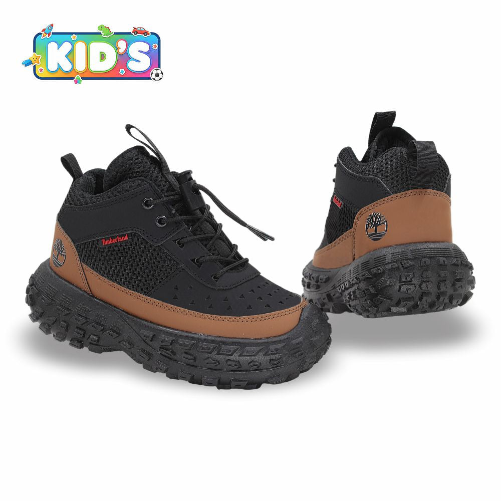 BOTA OUTDOOR KID´S TIMBERLAND EXPLORER MOD. BTIMB COLOR NEGRO CAFÉ