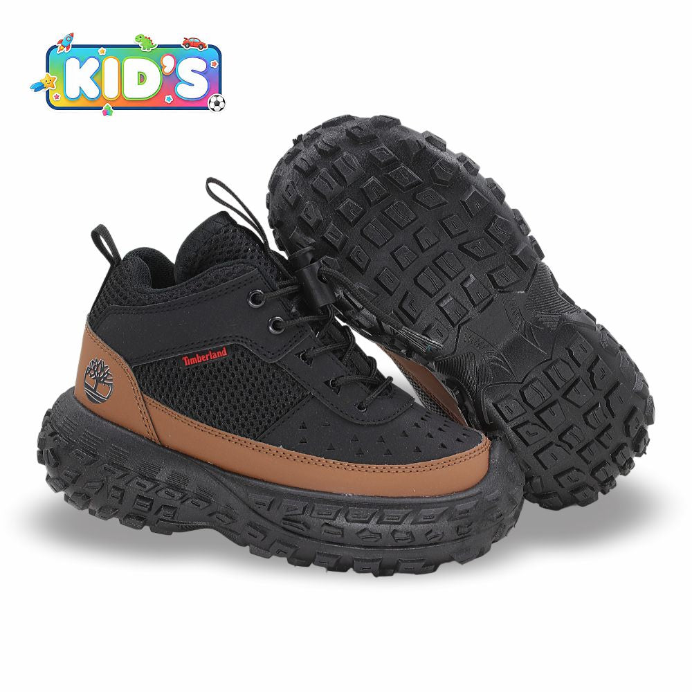 BOTA OUTDOOR KID´S TIMBERLAND EXPLORER MOD. BTIMB COLOR NEGRO CAFÉ