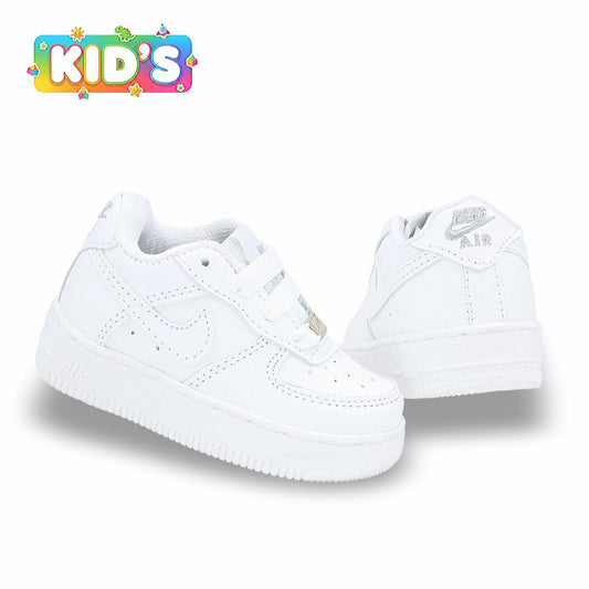CALZADO URBANO KID´S REP NIK AIR FORC AF1C COLOR BLANCO TOTAL