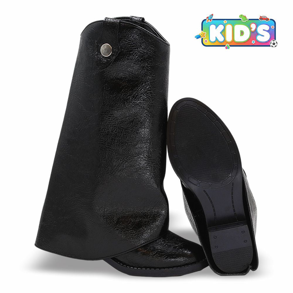 BOTA VAQUERA INFANTIL KID´S ESTILO 2020 COLOR NEGRO