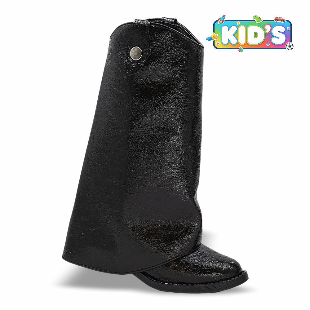 BOTA VAQUERA INFANTIL KID´S ESTILO 2020 COLOR NEGRO