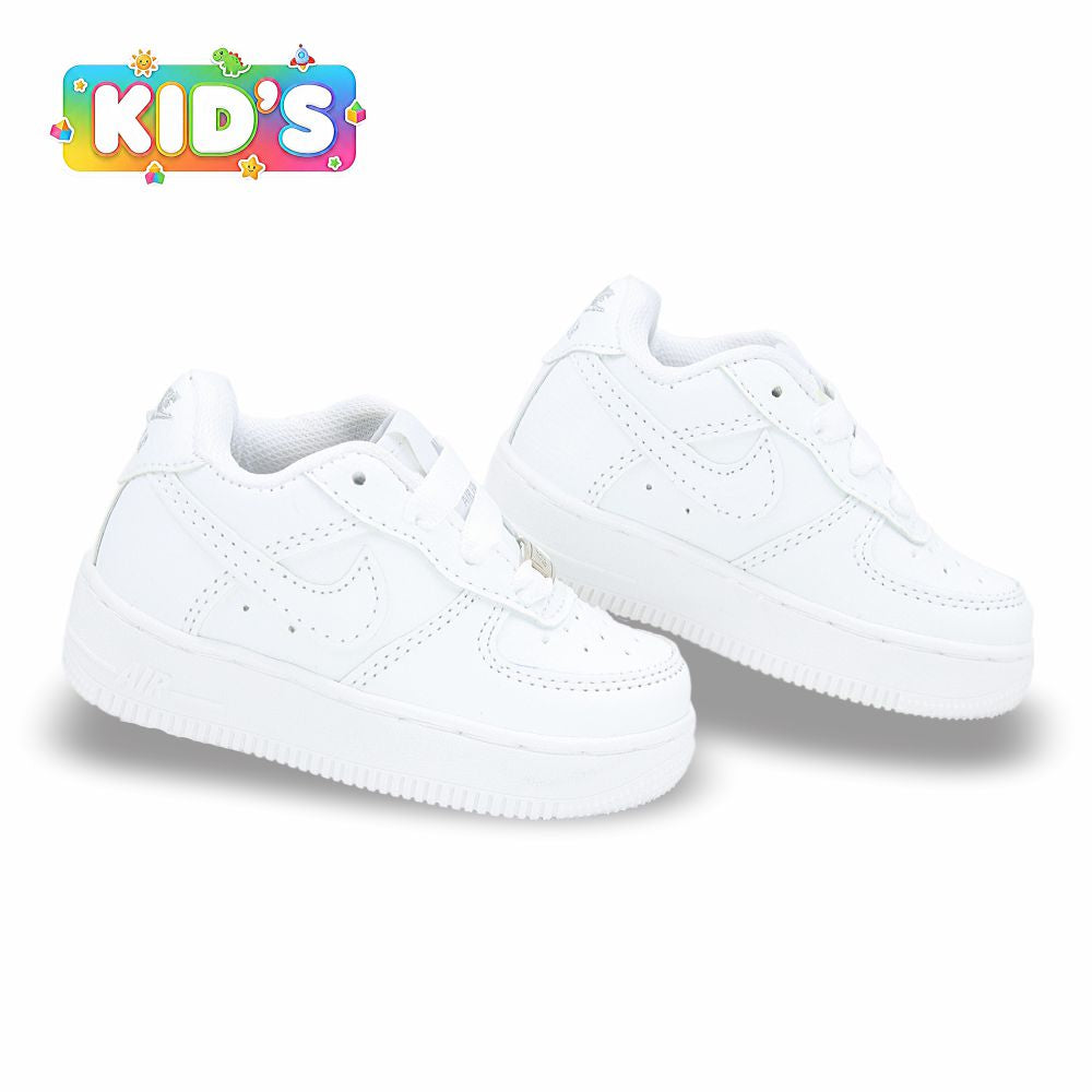 CALZADO URBANO KID´S REP NIK AIR FORC AF1C COLOR BLANCO TOTAL