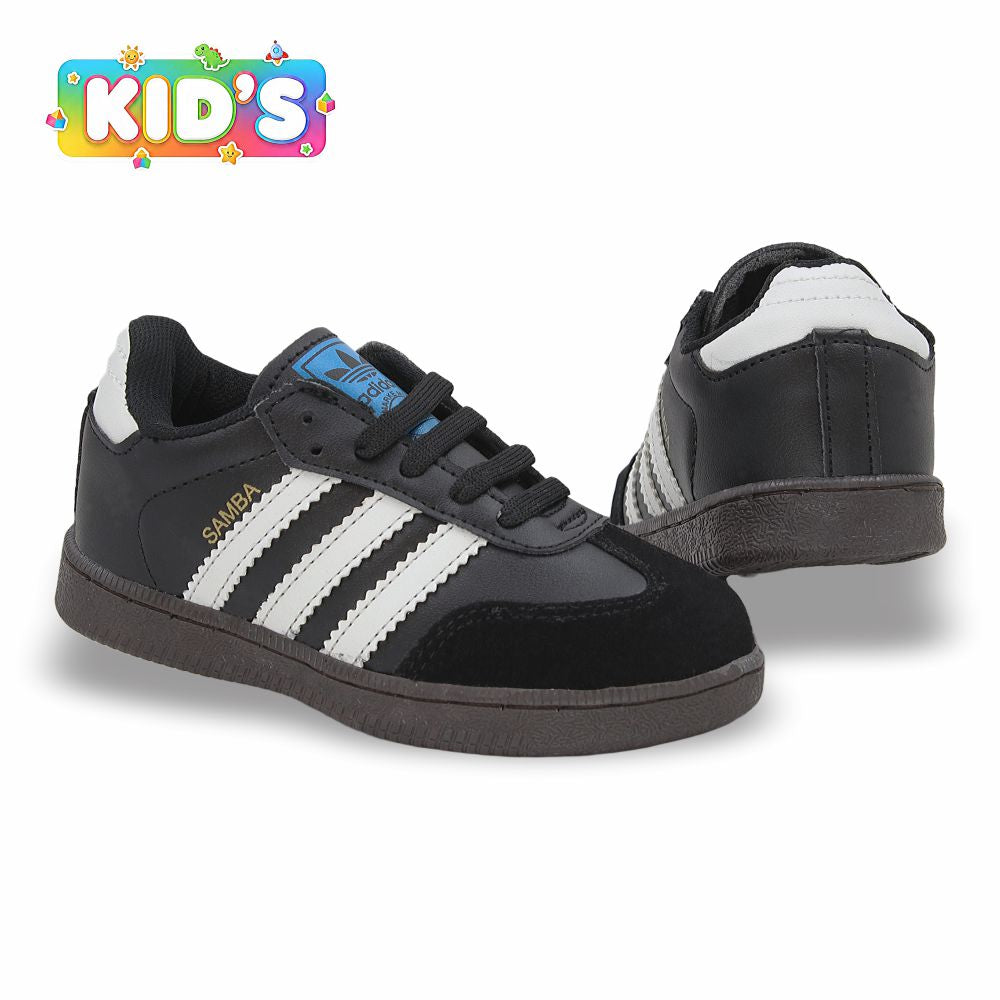 CALZADO URBANO MOD. SAMBAC L21 REPLICA ADID SAMBA COLOR NEGRO BLANCO