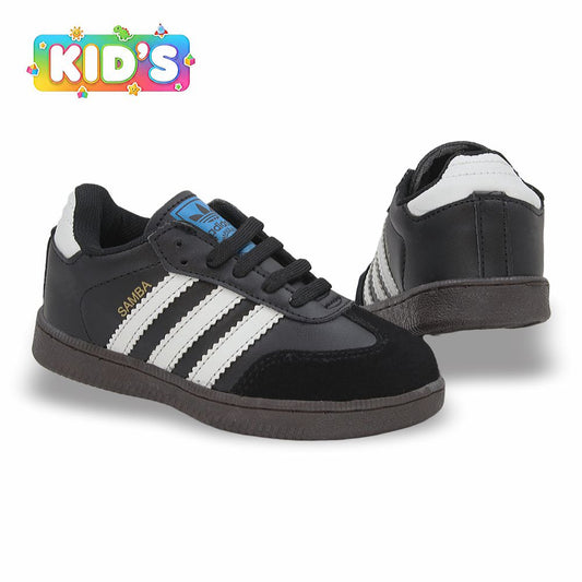 CALZADO URBANO MOD. SAMBAC L21 REPLICA ADID SAMBA COLOR NEGRO BLANCO