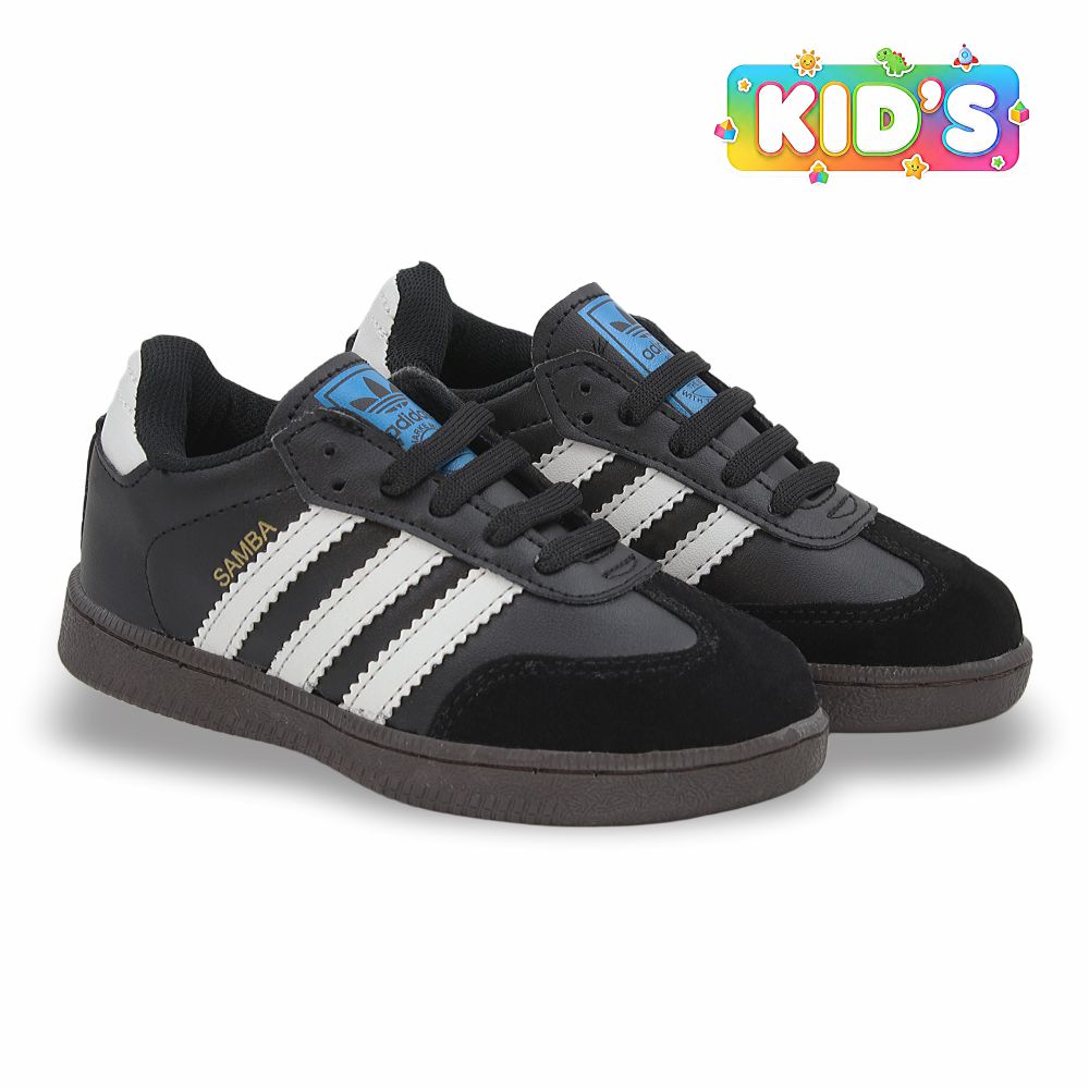 CALZADO URBANO MOD. SAMBAC L21 REPLICA ADID SAMBA COLOR NEGRO BLANCO