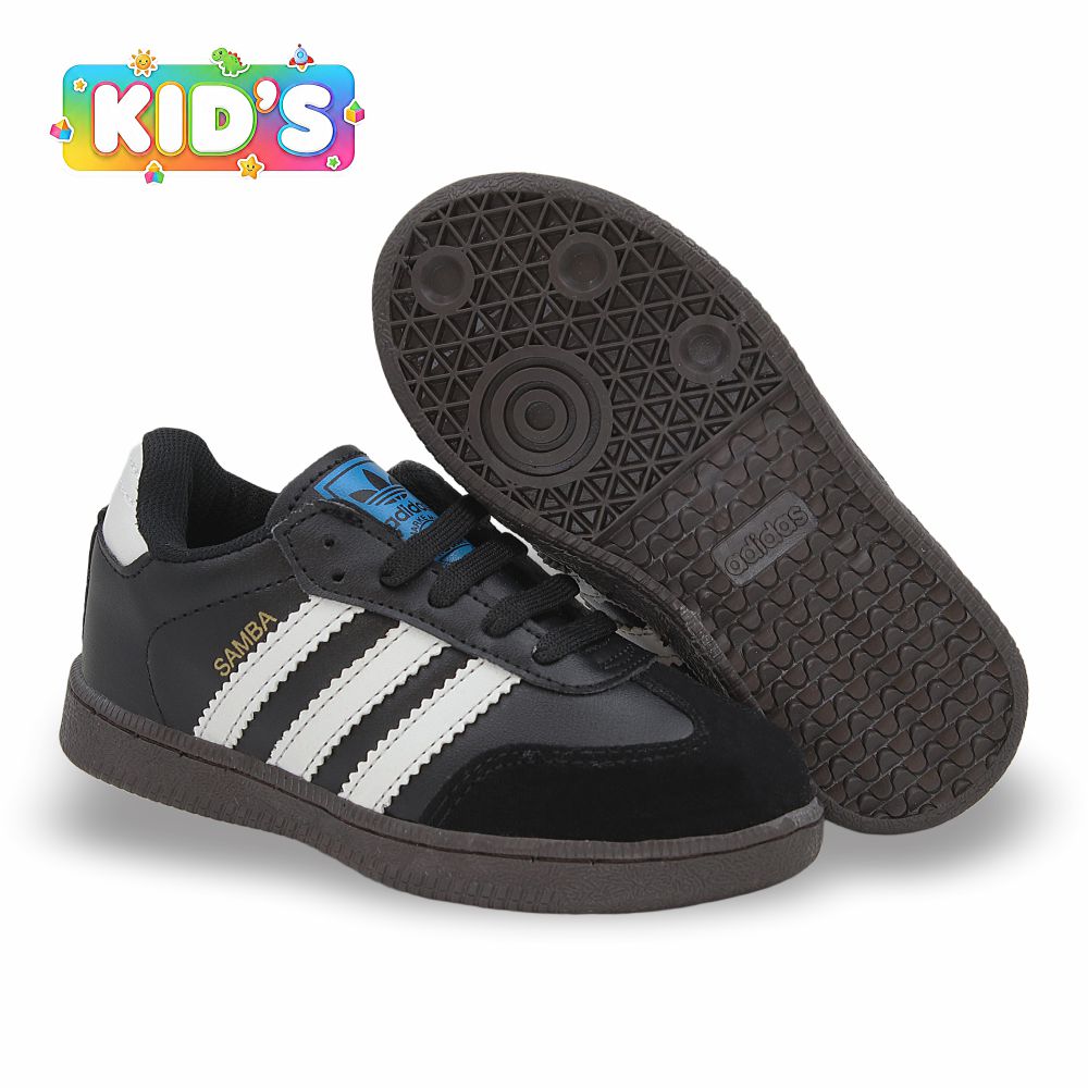 CALZADO URBANO MOD. SAMBAC L21 REPLICA ADID SAMBA COLOR NEGRO BLANCO