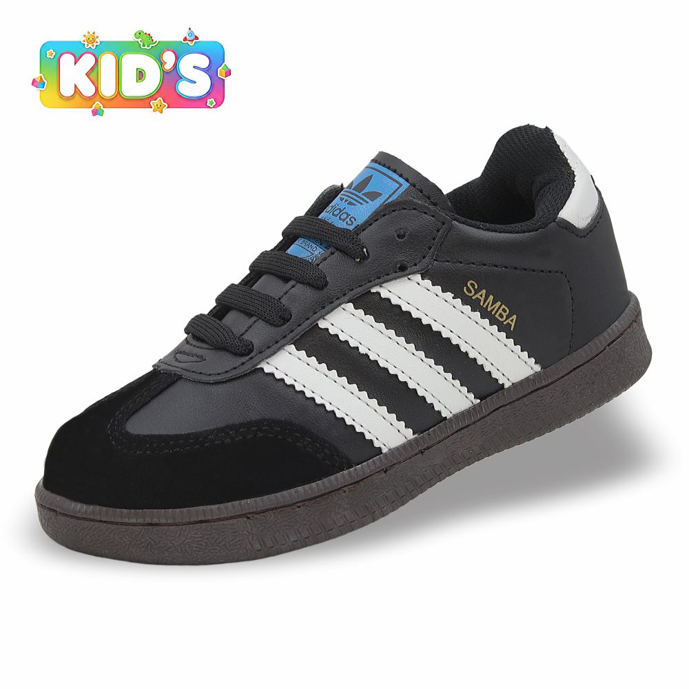 CALZADO URBANO MOD. SAMBAC L21 REPLICA ADID SAMBA COLOR NEGRO BLANCO