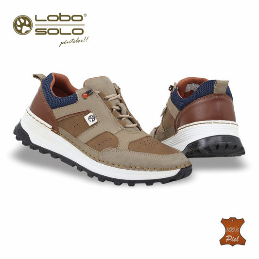 TENIS URBANO ESTILO 8005 COLOR TAUPE