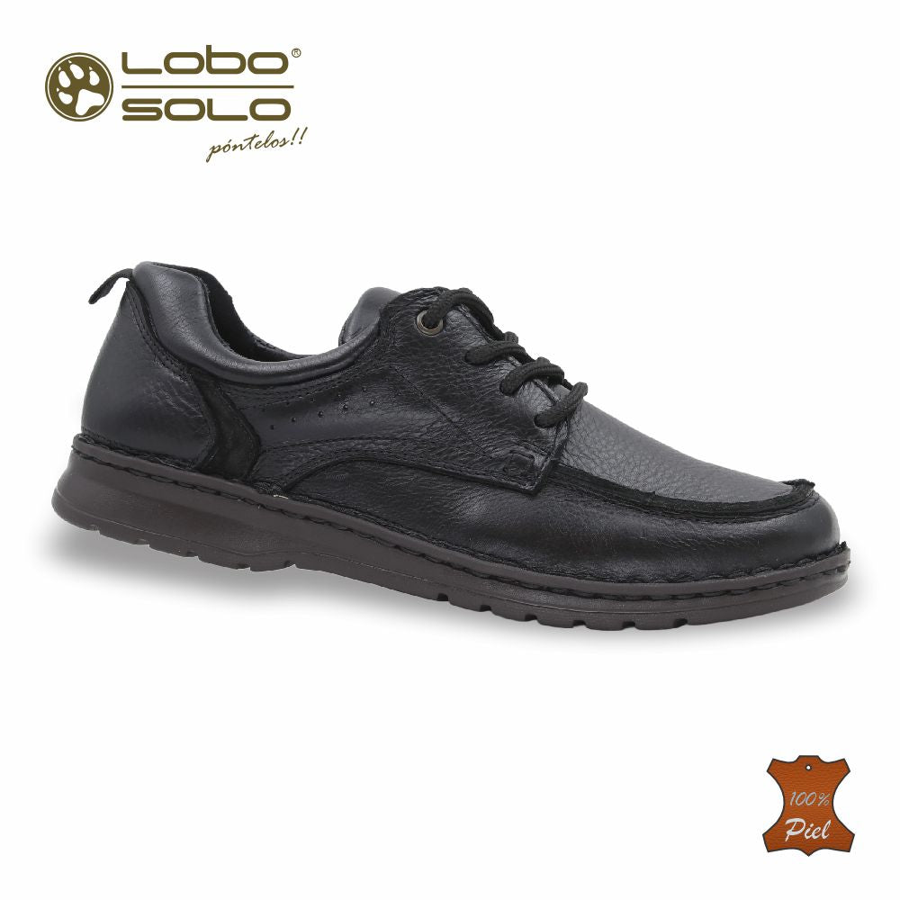 Zapato Formal de Piel mod. 9665 color Negro – LOBO SOLO