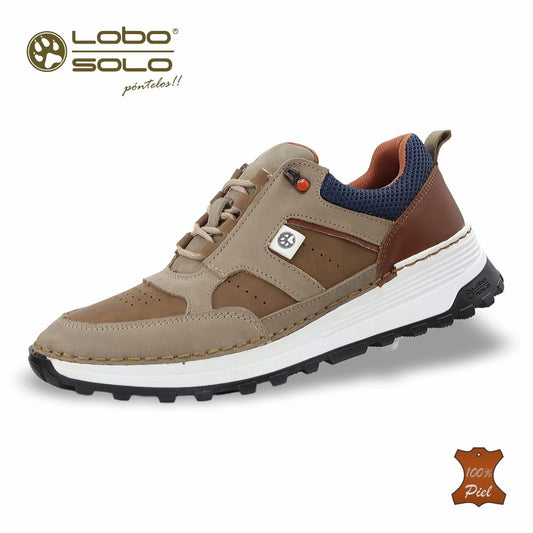 TENIS URBANO ESTILO 8005 COLOR TAUPE