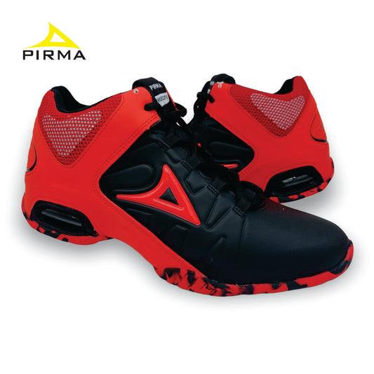 Tenis Pirma de Baloncesto mod. 795  Negro-Rojo