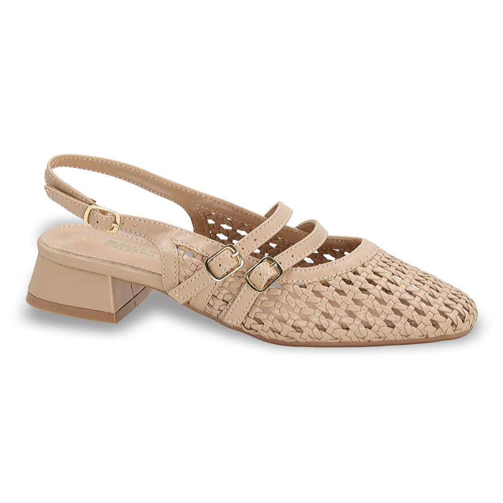 ZAPATILLA DE TACON, MODELO 813, COLOR MAQUILLAJE, CORRIDA 23 - 26