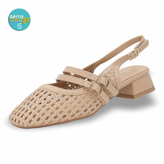 ZAPATILLA DE TACON, MODELO 813, COLOR MAQUILLAJE, CORRIDA 23 - 26