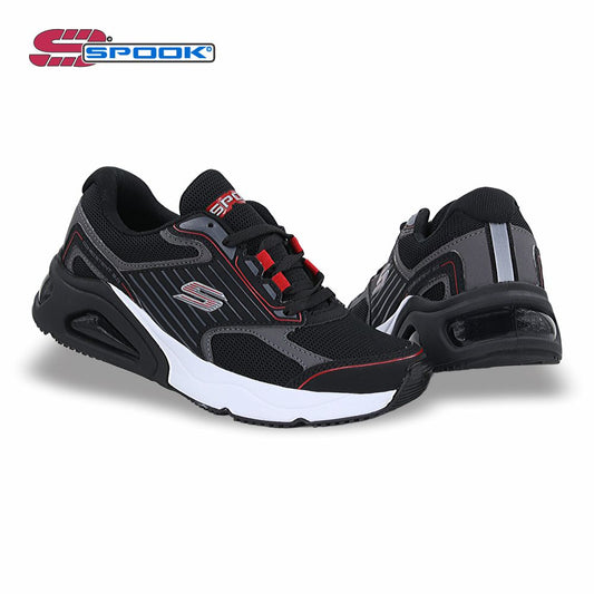 Tenis Deportivo Light mod. 1350 Color Negro / Rojo