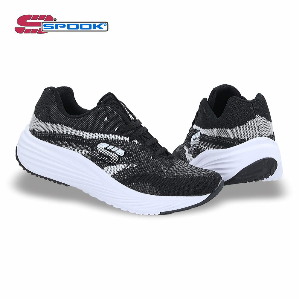 Tenis Deportivo Light mod. 1290 Color Negro Blanco