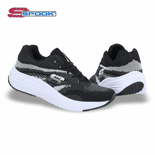 Tenis Deportivo Light mod. 1290 Color Negro Blanco
