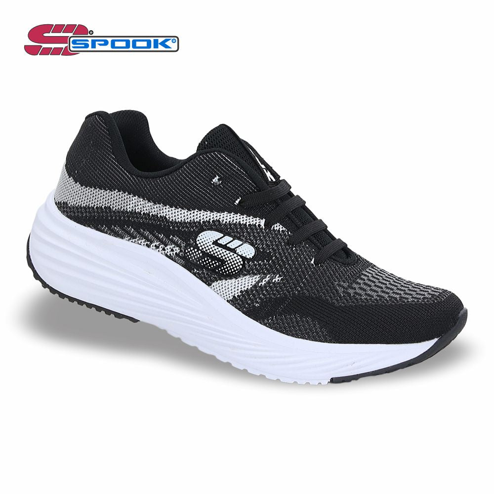 Tenis Deportivo Light mod. 1290 Color Negro Blanco