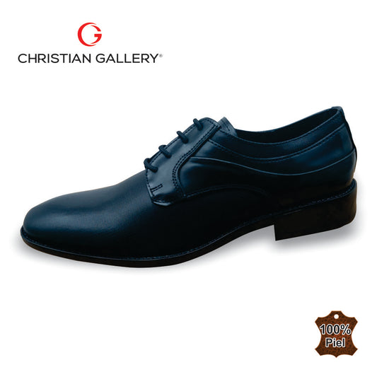 Zapato Formal de Piel mod. 3024-1 color negro – Christian Gallery