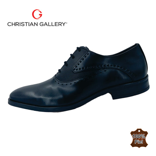 Zapato Formal de Piel mod. 4656 color negro – Christian Gallery