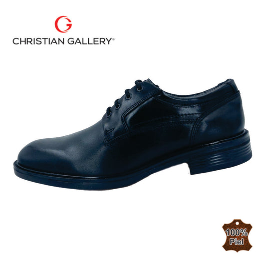 Zapato Formal de Piel mod. 5450-2 color negro – Christian Gallery