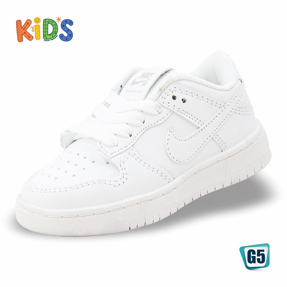 CALZADO URBANO KID´S G520, ESTILO 6000G, COLOR BCO TOTAL, CORRIDA 18 - 21.5